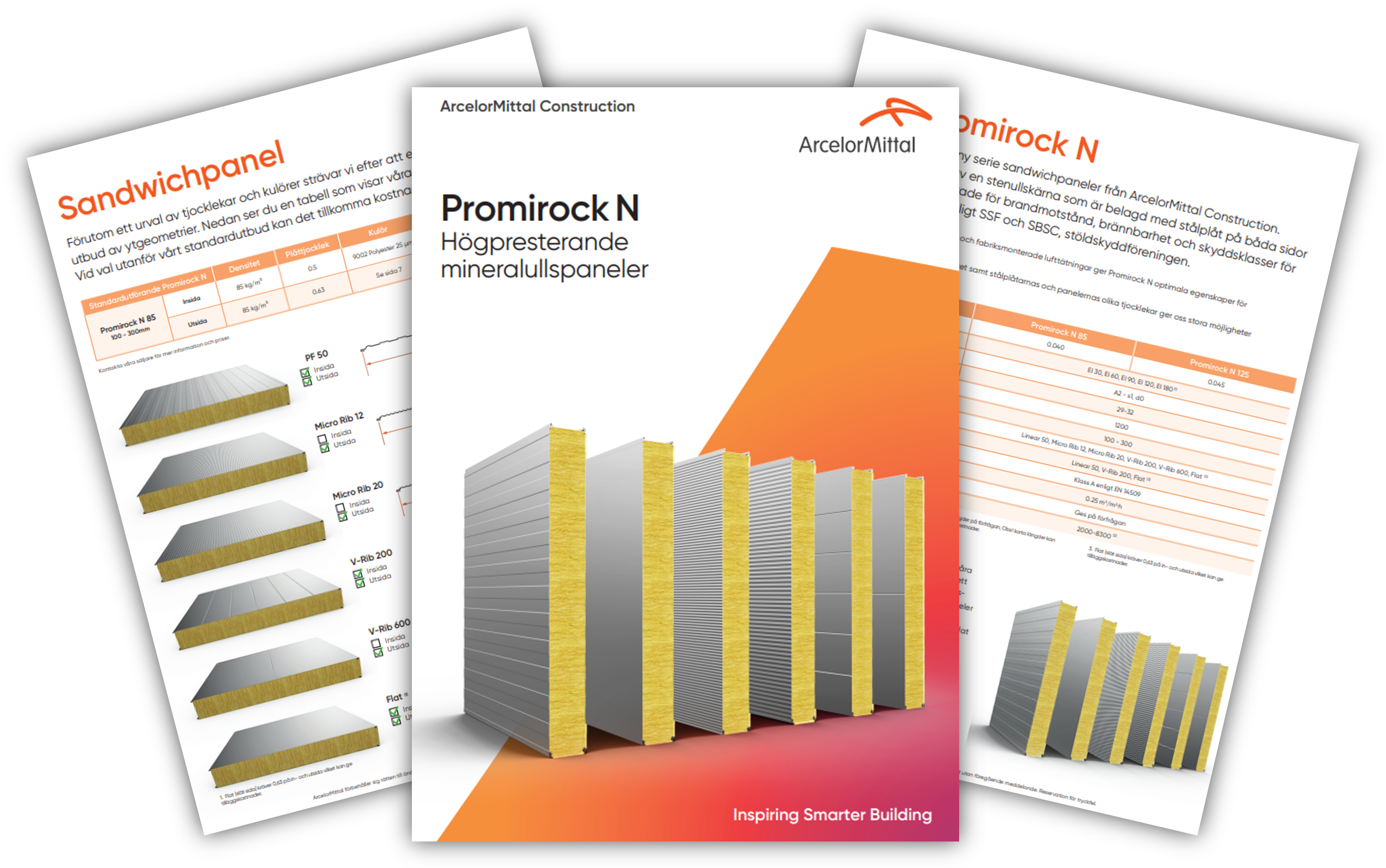 Promirock N brochure covers