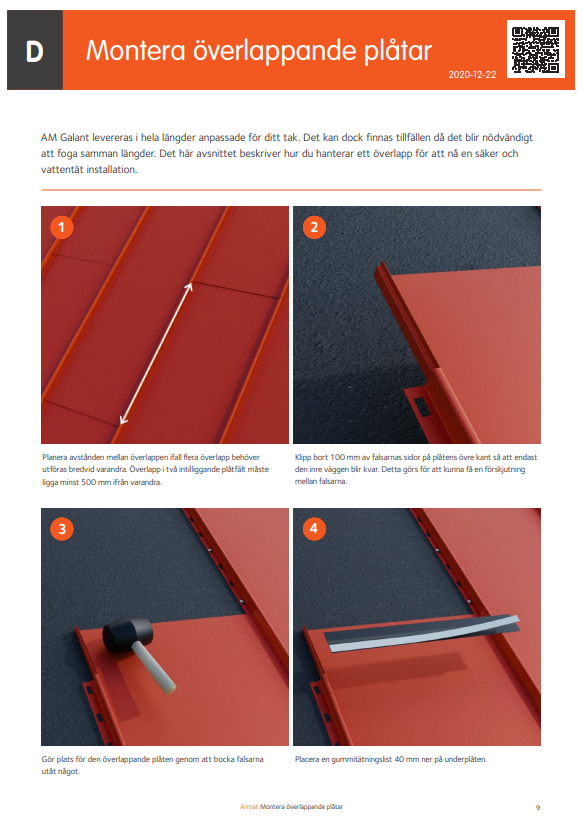 overlaping sheets