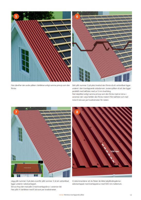 Overlapping sheets