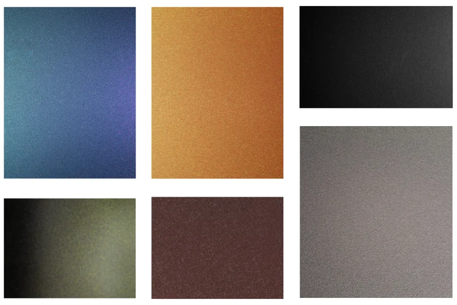 colors displayed